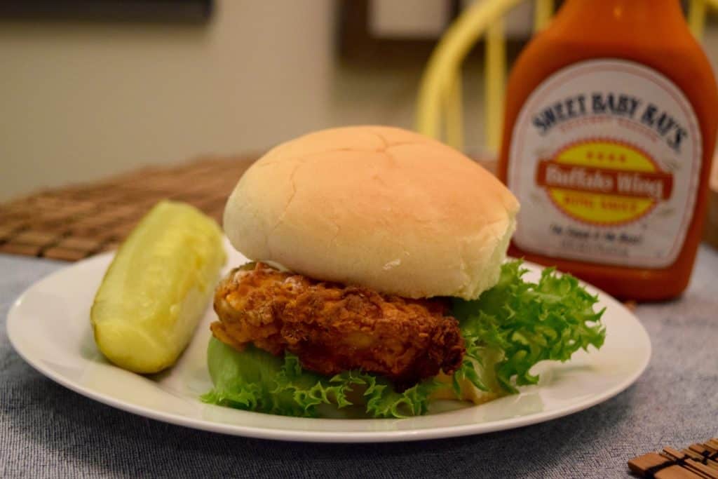 Air Fried Buffalo Chicken Sandwiches The Beard And The Baker