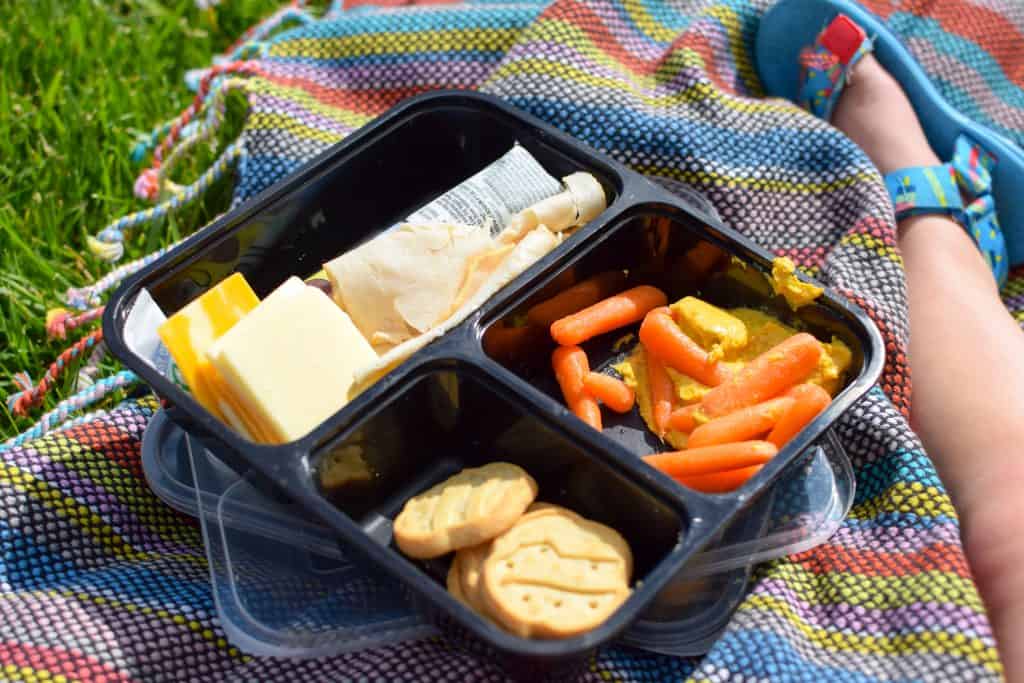 Homemade Lunchable Bento with More Protein! 