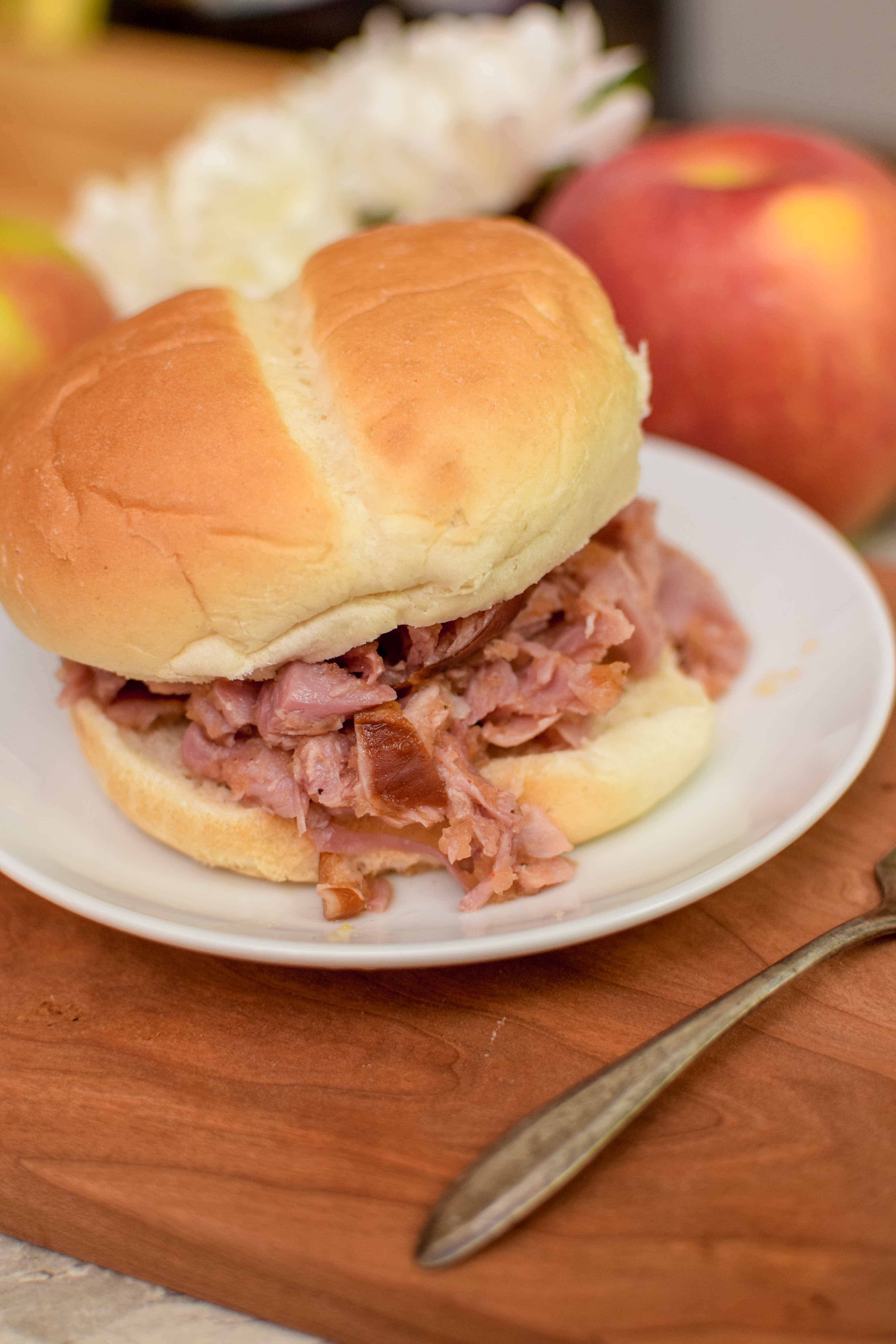 Smoked Turkey Sandwich & Delicious Apple BBQ Sauce - The Beard And The ...