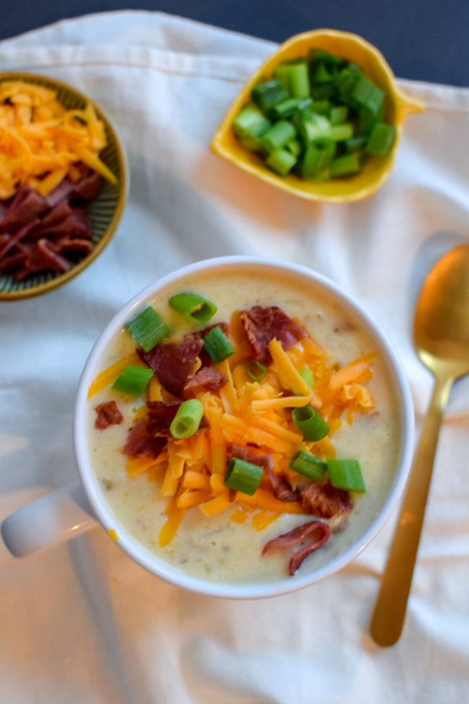 Crock Pot Potato Soup - Midwest Foodie