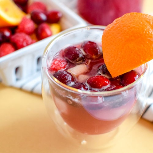 Easy Non-Alcoholic Sangria - Sweets & Thank You