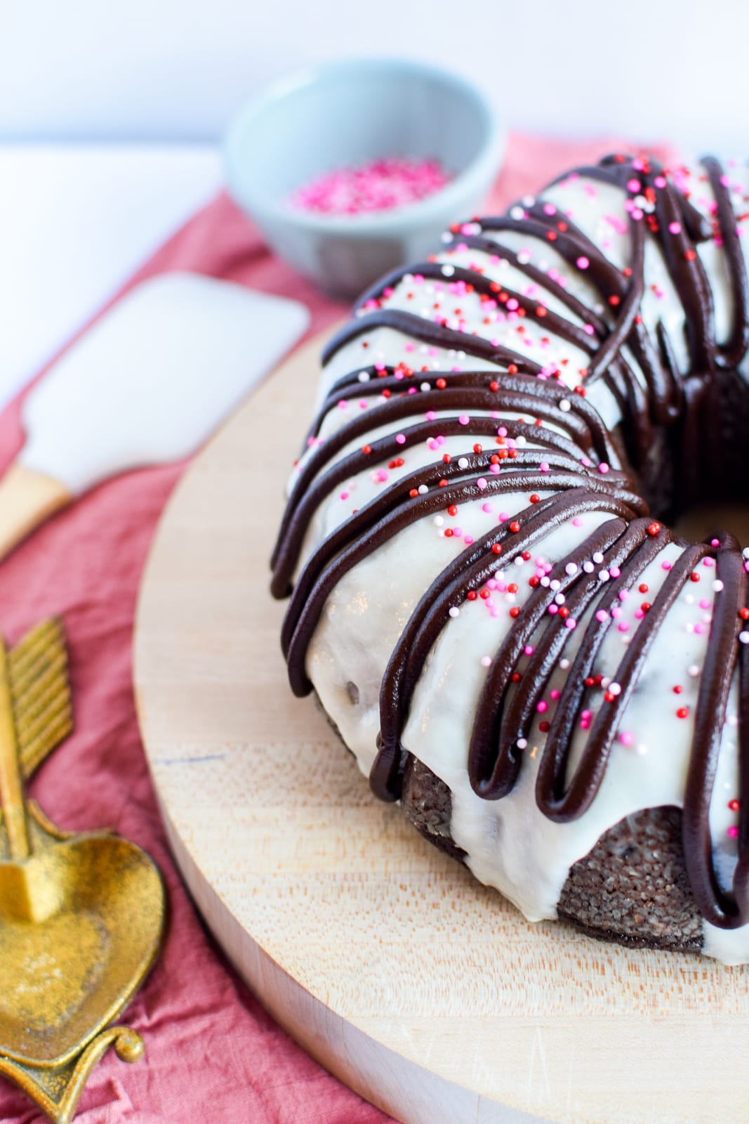 Peppermint Fudge Cake - Nordic Ware